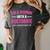 Doctoral Degree Graduation Woman With a Doctorate Women's Comfort Colors T-Shirt Pepper