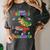 I Easily Crushed Kindergarten Graduation 2022 Truck Dinosaur Women's Comfort Colors T-Shirt Pepper