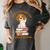 Easily Distracted By Beagles And Books Beagle Dog Women's Comfort Colors T-Shirt Pepper