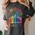 Equality Love Peace Compassion Books Protest Women Girls Kid Women's Comfort Colors T-Shirt Pepper