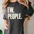 EW People Introvert Sarcastic Graphic Style Women's Comfort Colors T-Shirt Pepper