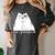 Ew People Introvert Sayings Sarcastic Cat Quote Women's Comfort Colors T-Shirt Pepper