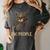 Ew People Moody Cat Sarcastic Introvert Artwork Women's Comfort Colors T-Shirt Pepper