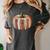 Fall Book Pumpkin Halloween Teacher Librarian Thanksgiving Women's Comfort Colors T-Shirt Pepper