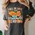 Fall In Love With Reading Thanksgiving Pumpkin Book Lover Women's Comfort Colors T-Shirt Pepper