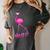 Flamingo Nailed It Graduation Flamingo Women's Comfort Colors T-Shirt Pepper