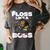 Floss Like A Boss Shirt Class Of 2019 Graduation Kids Women's Comfort Colors T-Shirt Pepper