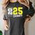 Football Senior Night Football Senior 2025 Graduation 55 Women's Comfort Colors T-Shirt Pepper