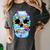Frutiger Aero Aesthetic Tech Skull Computer Fishes Women's Comfort Colors T-Shirt Pepper
