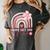 Fun Happy Last Day Of School Girl Student Graduation Rainbow Women's Comfort Colors T-Shirt Pepper