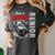 Fun Trendy UFO Sloth Graduation Class Of 2024 Senior Women's Comfort Colors T-Shirt Pepper