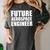 Future Aerospace Engineer College Graduate Graduation Women's Comfort Colors T-Shirt Pepper