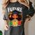 Future HBCU Grad Afro Girl College Graduation Kids Women's Comfort Colors T-Shirt Pepper
