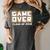 Game Over Class Of 2018 Graduation Shirt Women's Comfort Colors T-Shirt Pepper