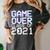 Game Over Class Of 2021 Video Games Graduation Gamer Women's Comfort Colors T-Shirt Pepper