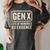 Gen X Lots Of Memories No Evidence Retro Nostalgia Women's Comfort Colors T-Shirt Pepper