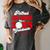 Girlfriend Of a 2025 Graduate Prom Graduation 25 VolleyBall Women's Comfort Colors T-Shirt Pepper