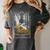 Gothic Book Lover Skeleton Women's Comfort Colors T-Shirt Pepper
