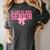 Graduate 2025 Class Of 2025 Senior Coquette Bow Graduation Women's Comfort Colors T-Shirt Pepper
