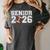 Graduate Senior Class Of 2026 Graduation American Football Women's Comfort Colors T-Shirt Pepper