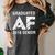 Graduated AF 2018 Senior Graduation Shirt Women's Comfort Colors T-Shirt Pepper