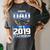 Graduation 2019 TShirt Proud Dad Of Senior Women's Comfort Colors T-Shirt Pepper