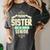 Graduation 2019 TShirt Proud Sister Of A Senior Women's Comfort Colors T-Shirt Pepper