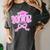 Graduation 2026 Senior 2026 Class Of 2026 Coquette Pink Girl Women's Comfort Colors T-Shirt Pepper