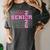 Graduation Class Of 2026 Senior 2026 Pink Bow Coquette Women's Comfort Colors T-Shirt Pepper