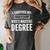 Graduation Day Husband I Survived My Wifes Masters Degree Women's Comfort Colors T-Shirt Pepper