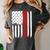 Graduation High School College Flag Graduate T Shirt 2018 Women's Comfort Colors T-Shirt Pepper