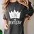 Graduation King Of Dentistry Dentist Or Hygienist Women's Comfort Colors T-Shirt Pepper