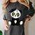 Graduation Panda Bear 2017 Graduate Graduation T-Sh Women's Comfort Colors T-Shirt Pepper