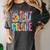 Graduation Peace Sign Out Eighth Grade Tie Dye Hippie Women's Comfort Colors T-Shirt Pepper
