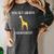 Graduation Shirt You Bet Giraffe I Graduated Pun Women's Comfort Colors T-Shirt Pepper