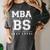 Graduation Shirt For Him Her MBA Next Level BS Women's Comfort Colors T-Shirt Pepper