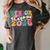 Groovy Senior Class Of 2026 My Last First Day Graduation 26 Women's Comfort Colors T-Shirt Pepper