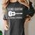 I Like Guitar & Maybe 3 People Music Introvert Guitar Women's Comfort Colors T-Shirt Pepper