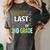 Happy Last Day Of 2nd Grade Shirt Cutie Graduation Women's Comfort Colors T-Shirt Pepper