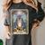 The Hermit Cat Tarot Card Introvert By Georgi Women's Comfort Colors T-Shirt Pepper