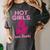 Hot Girls Read Books Cute Book Reader Women Women's Comfort Colors T-Shirt Pepper