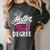 Hotter By One Degree Graduation Women's Comfort Colors T-Shirt Pepper