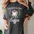 I'd Rather Stay Home And Drink Coffee Introvert Caffeine Pun Women's Comfort Colors T-Shirt Pepper I'd Rather Stay Home And Drink Coffee Introvert Caffeine Pun Women's Comfort Colors T-Shirt Pepper
