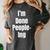 I'm Done People-Ing Introvert Humor Sarcastic Gamer Jokes Women's Comfort Colors T-Shirt Pepper