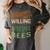 Introverted But Willing To Discuss Bees Animal Meme Women's Comfort Colors T-Shirt Pepper