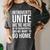 Introverts Unite We'Re Here We'Re Uncomfortable Women's Comfort Colors T-Shirt Pepper