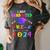 I Just Graduated Pre k Graduation 2024 Pre-Kindergarten Women's Comfort Colors T-Shirt Pepper