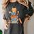 Kawaii Cat Coffee Books Teacher Men Women Girls Kids Women's Comfort Colors T-Shirt Pepper