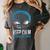 Keep Calm Earthlings Are Strange Alien Introvert Raglan Baseball Tee Women's Comfort Colors T-Shirt Pepper