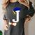 Kids Initial J Letter For Boys Preschool Graduation Kindergarten Women's Comfort Colors T-Shirt Pepper